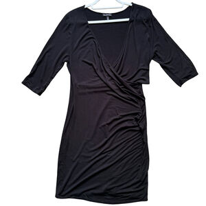 Le Chateau Black 3/4 Sleeve Dress Size XL Little Black Dress Cocktail Party